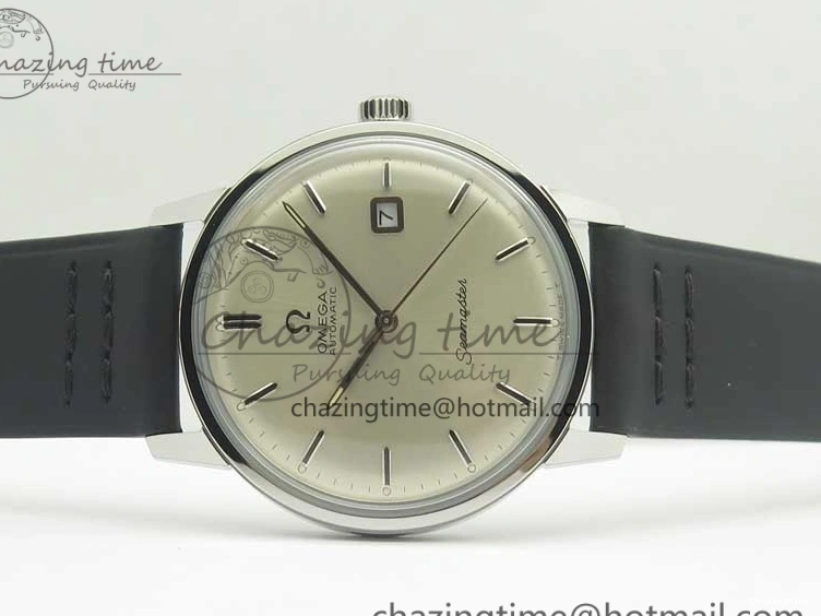 1226 Seamaster 30 1962 date SS TW Best Edition White Dial Silver Markers On Black Leather Strap MIYOTA Fashionable 8021